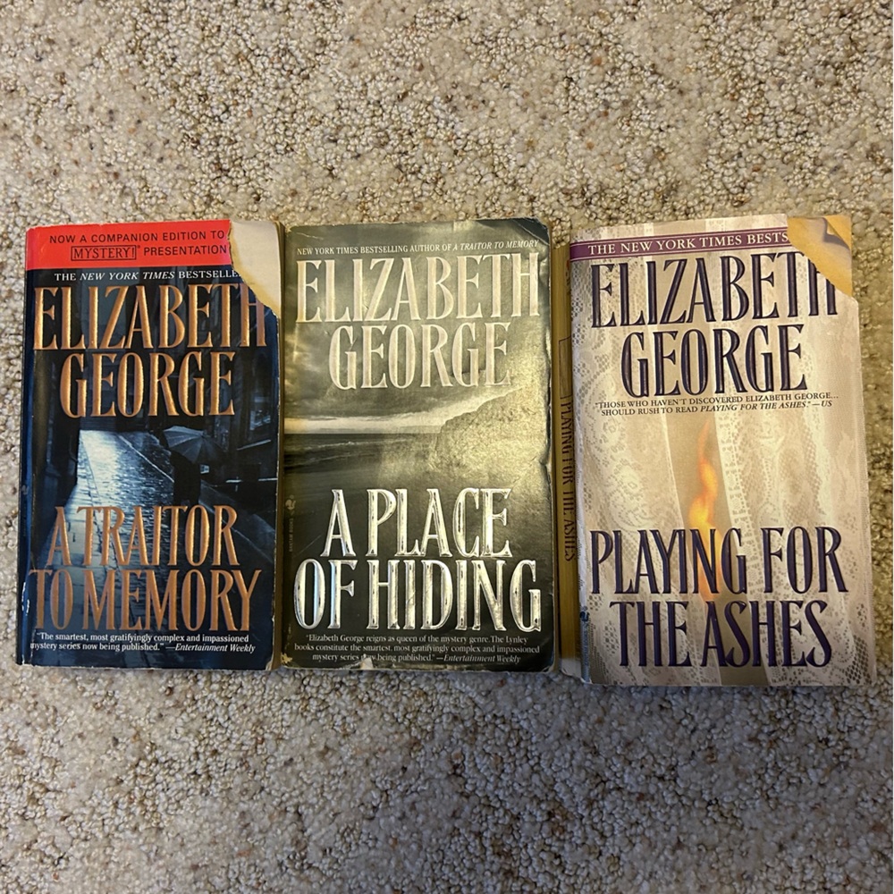3 Elizabeth George Books